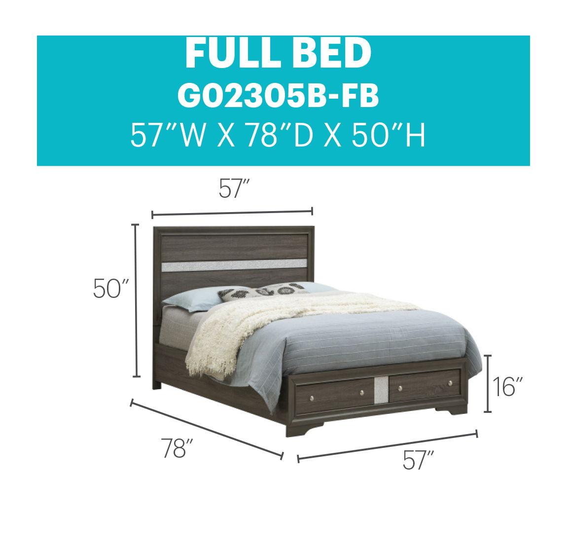 Glory Furniture - Madrid - Bed