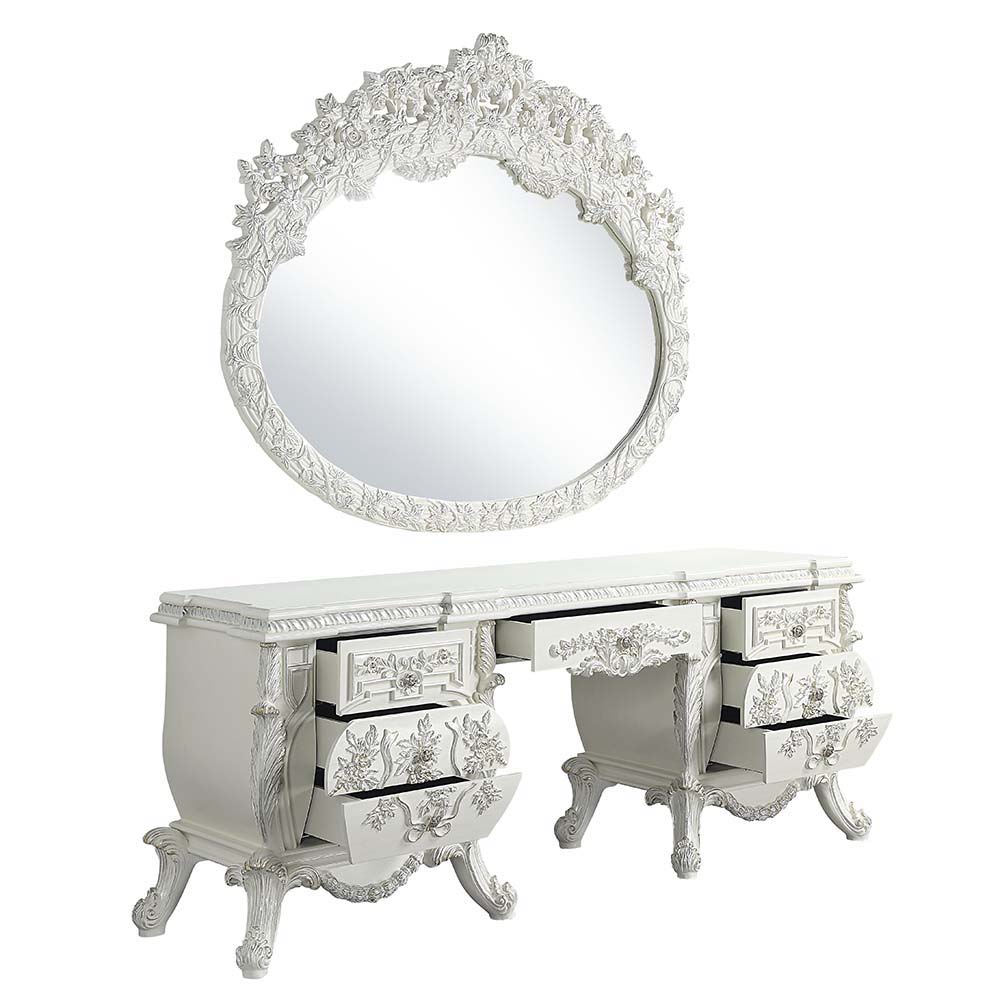 Vanaheim - Vanity Desk - Antique White
