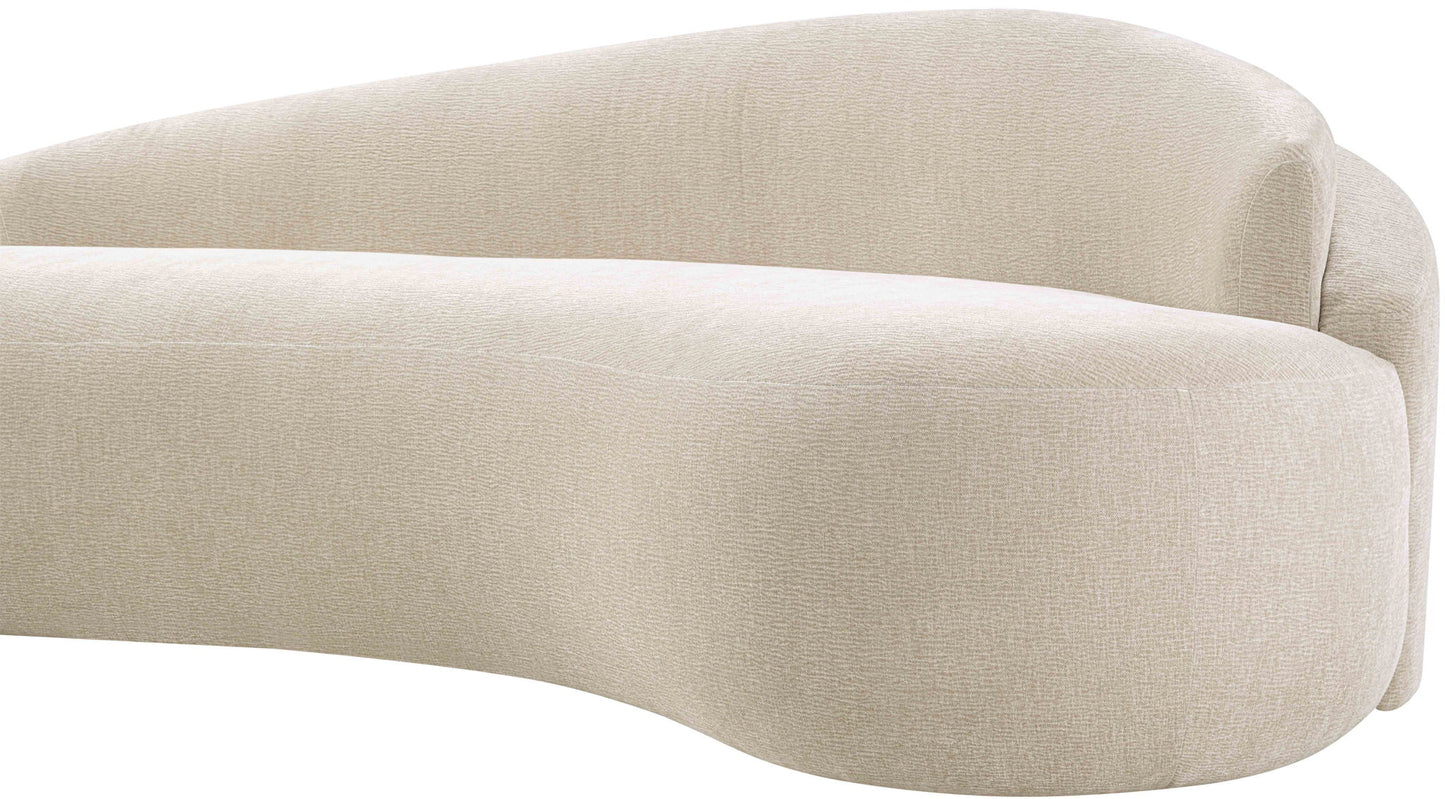 Caspian - Chenille Fabric Upholstered Loveseat