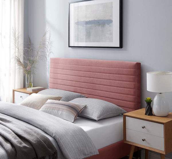 Tranquil Headboard - King/CA King, Dusty Rose