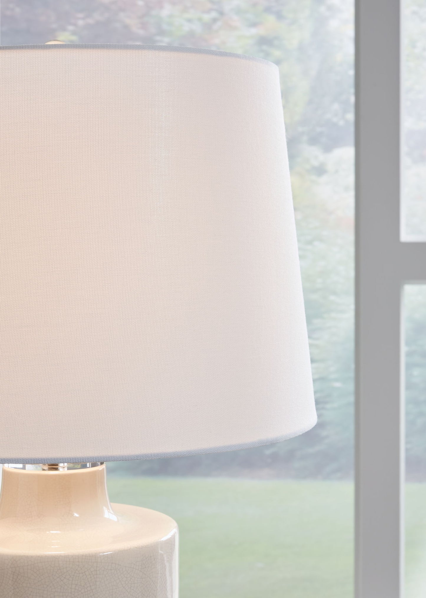 Cylener - Ceramic Table Lamp - Off White