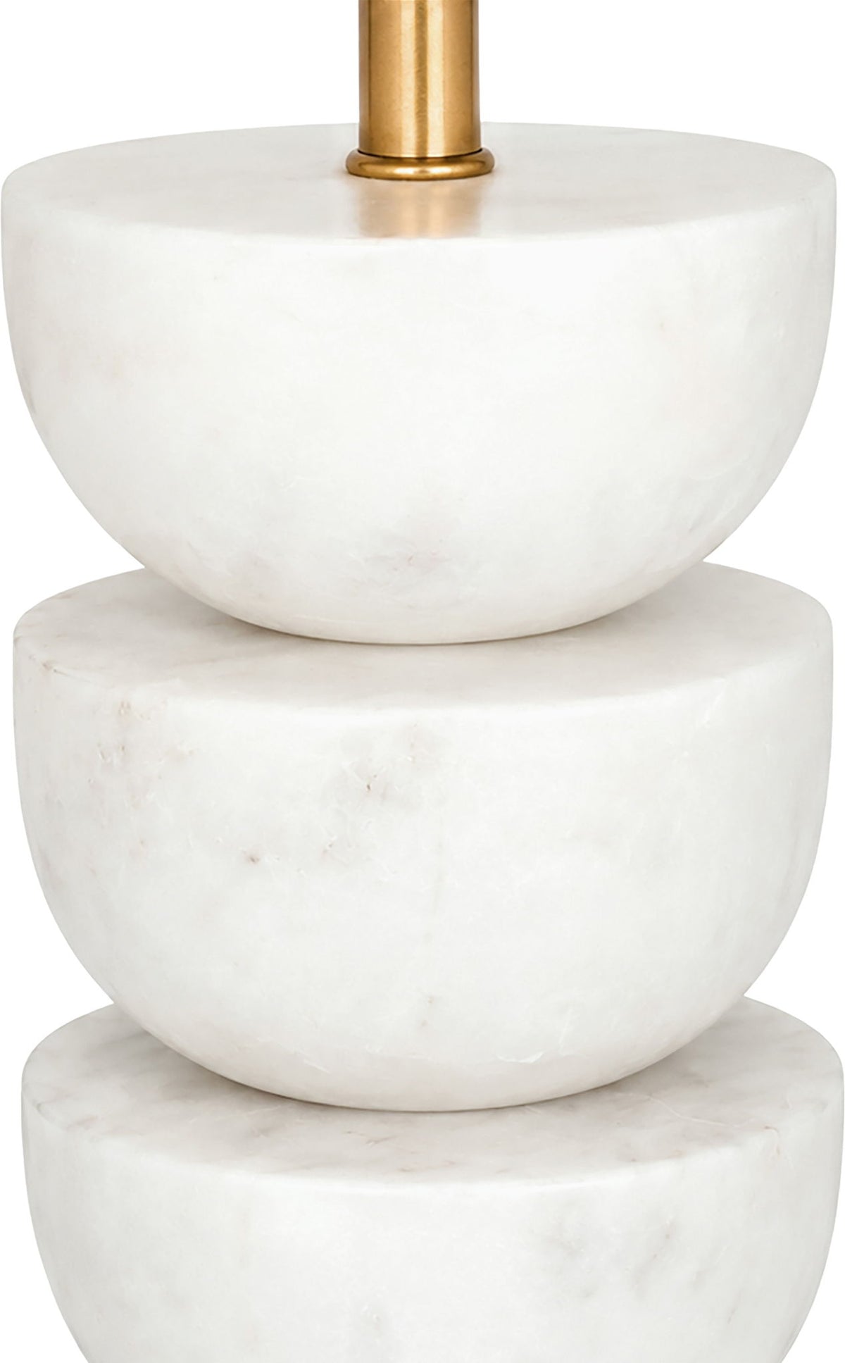 Opus - Linen Textured Fabric And Brass Table Lamp