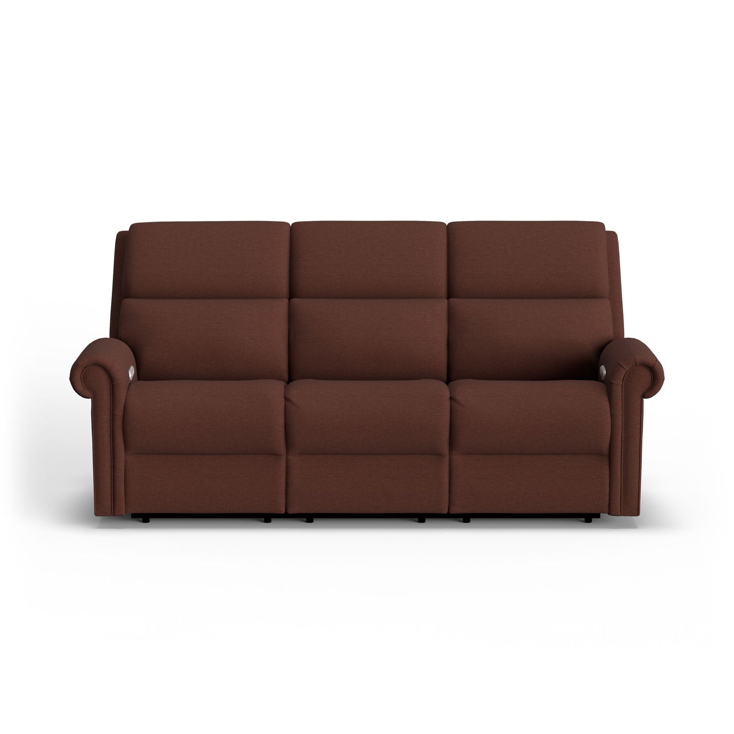 Bernard - Power Reclining Sofa With Console, Power Headrest, & Lumbar
