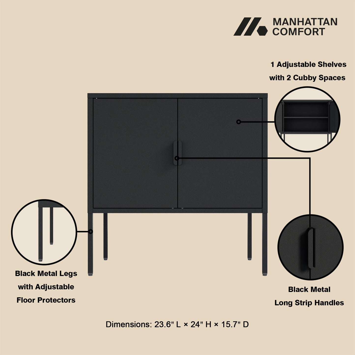Manhattan Ava - Accent Cabinet