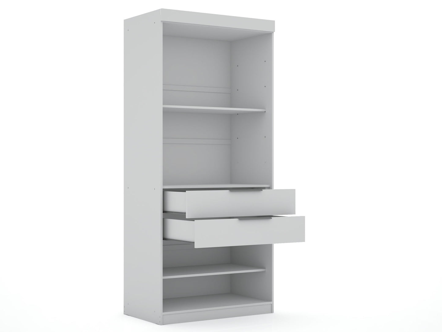 Manhattan Mulberry - Wardrobe Closet With Open Space