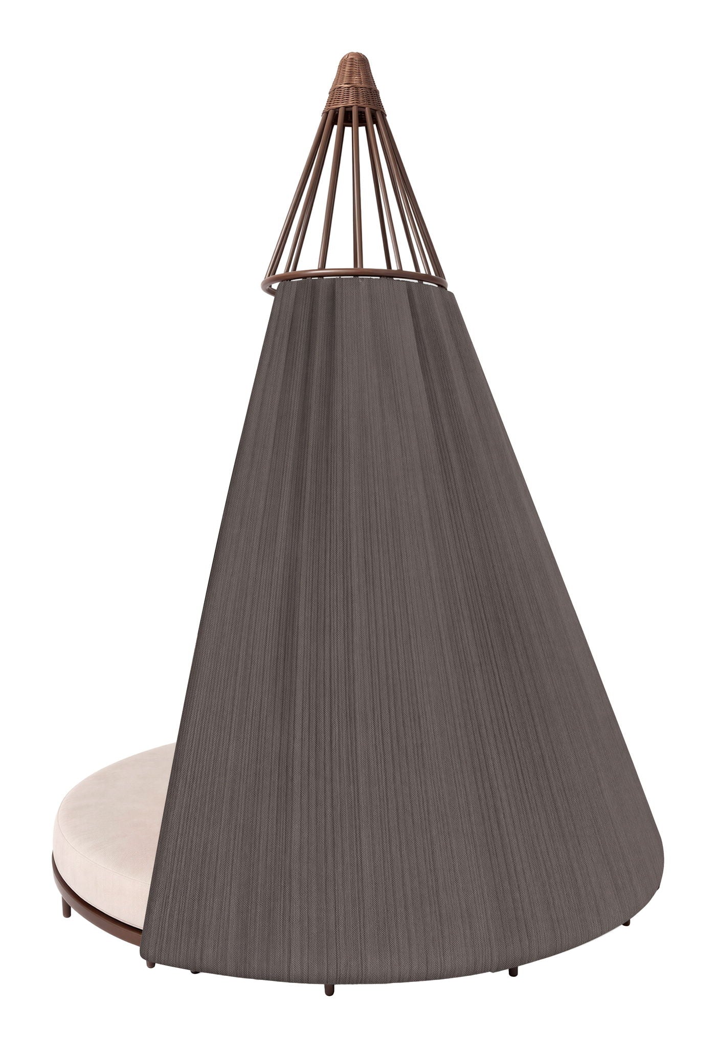Astoria - Daybed - White / Dark Brown