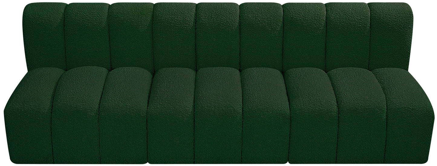 Arc - Boucle Fabric 3 Seats Modular Sofa