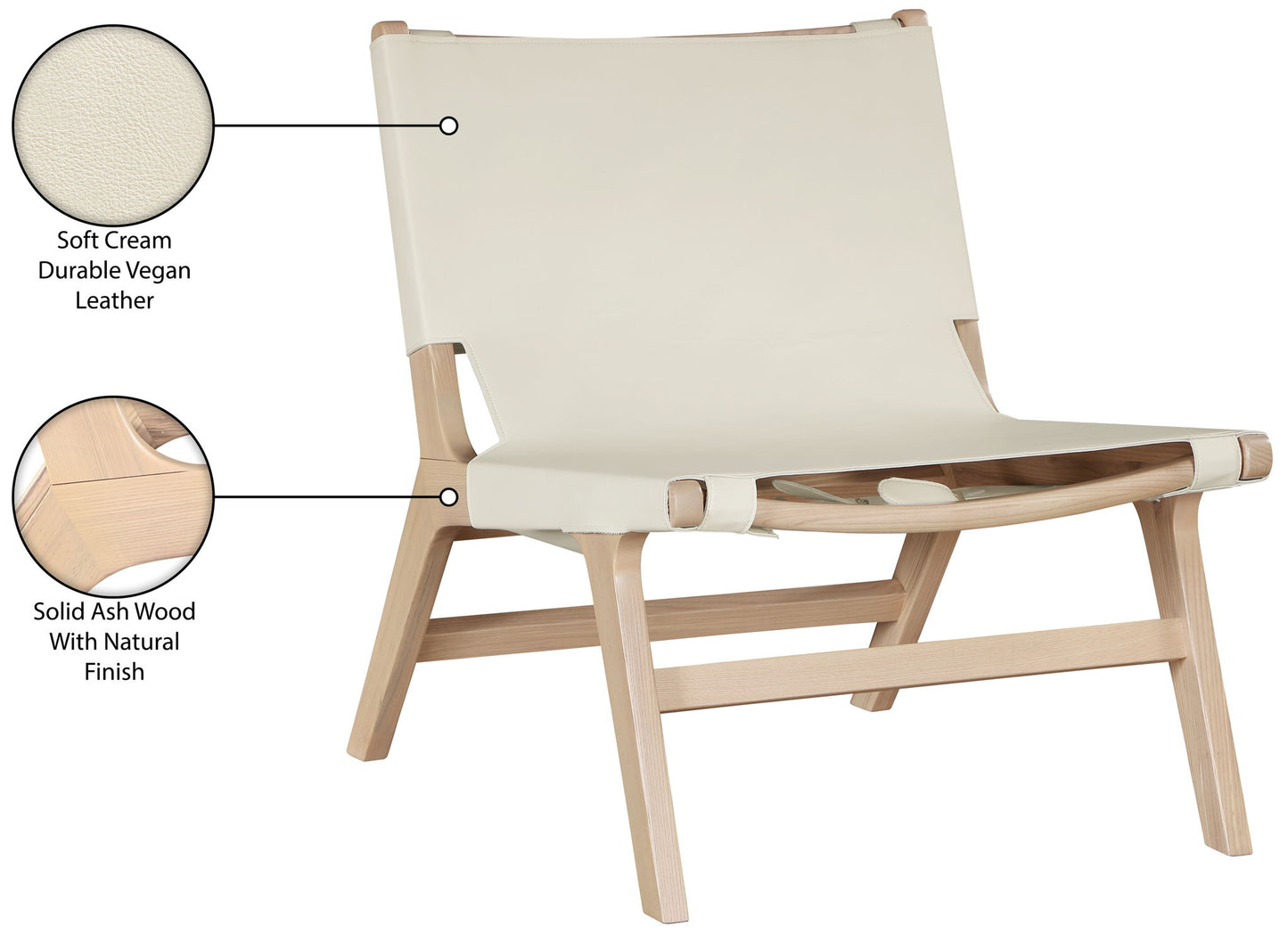Rawlins - Accent Chair - Natural Frame