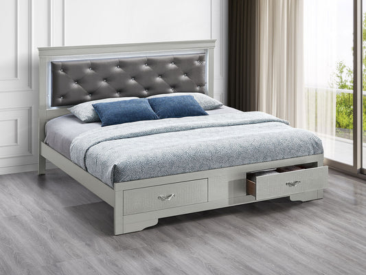 Glory Furniture - Lorana - Storage Bed With LED
