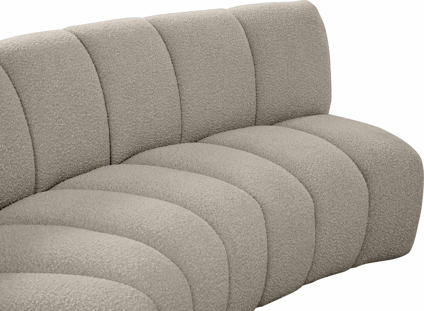 Infinity - 5 Piece Boucle Modular Sectional