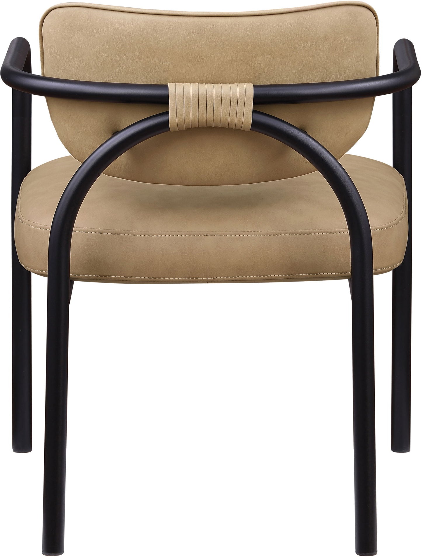 Serava - Vegan Leather Upholstered Dining Chair (Set of 2) - Tan