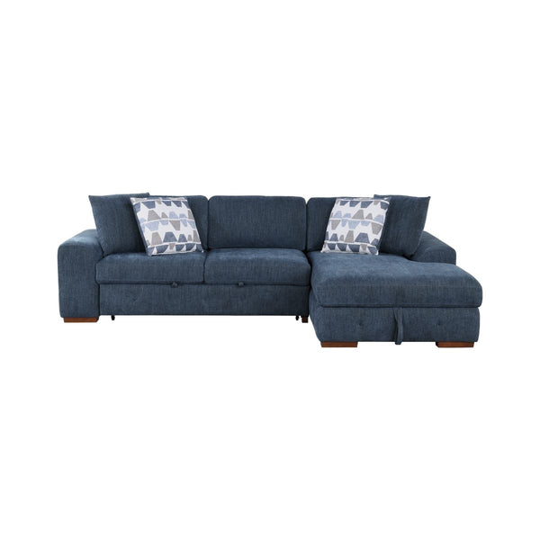 Raife 2-Piece Sectional with Right Chaise and Pull-out Bed