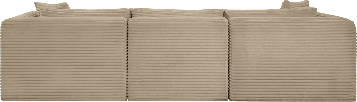 Shaggy - Fabric 3 Seat Modular Sofa