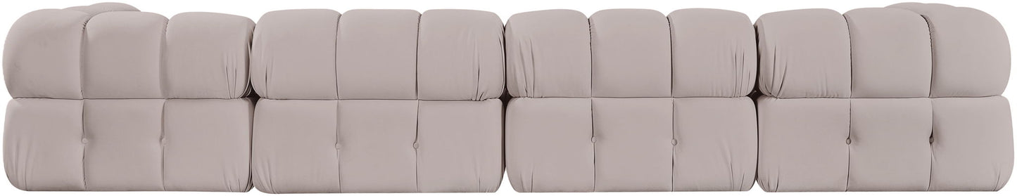 Orin - Fabric Velvet 5 Piece Modular Sectional
