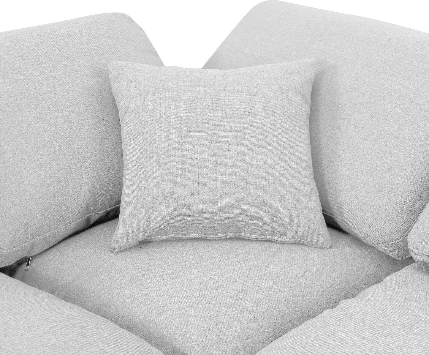 Indulge - Linen 6 Piece Modular Sectional - White