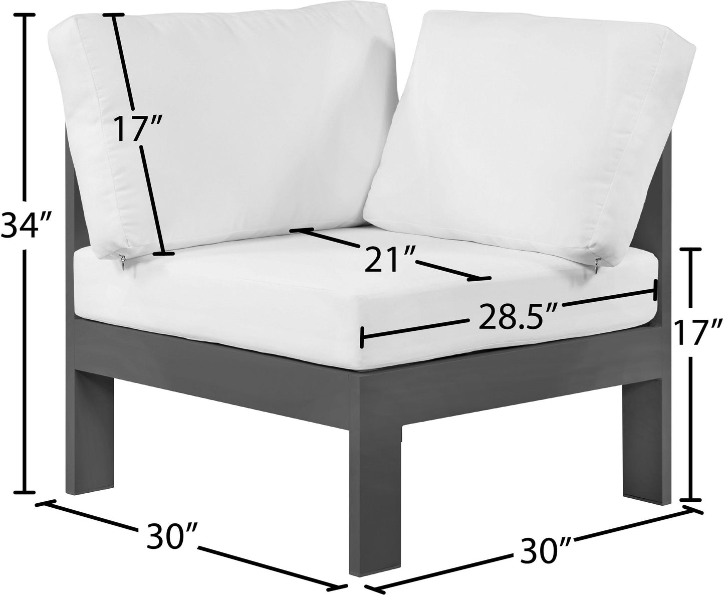 Nizuc - Outdoor Patio Corner Chair