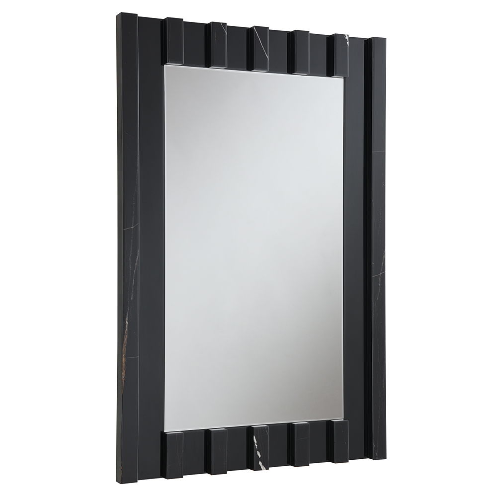 Drisana - Accent Mirror - Black Mirrored