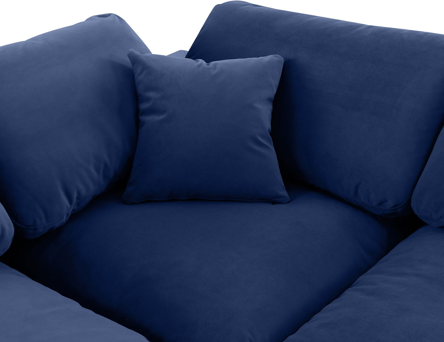 Comfy - 5 Piece Velvet Modular Sectional