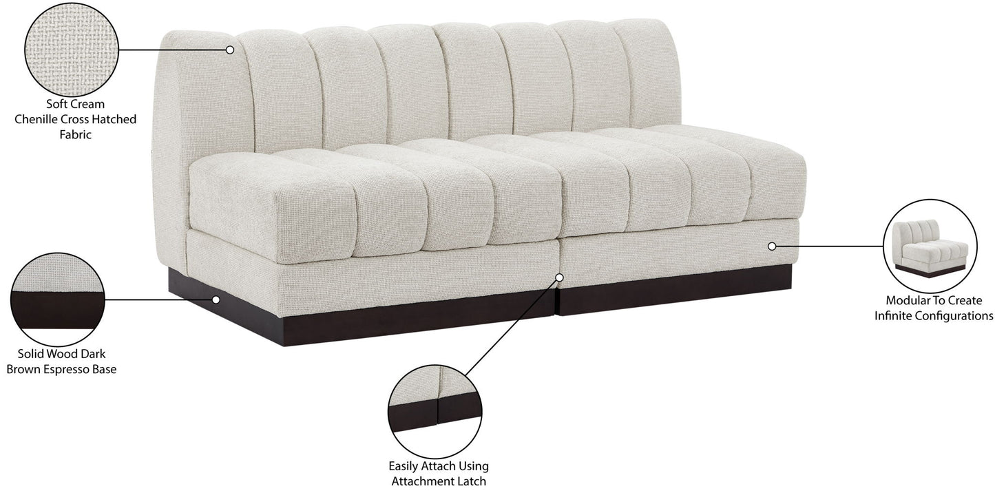 Quinn - 2 Seat Modular Armless Sofa