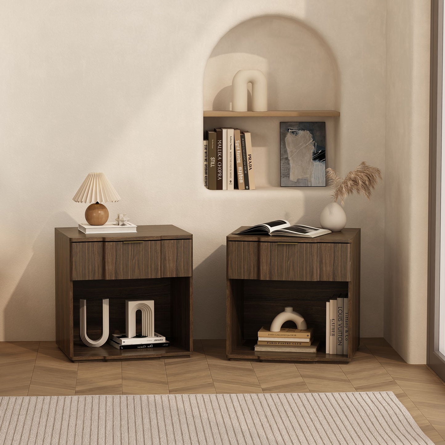 Manhattan Clive - 1-Drawer Nightstand