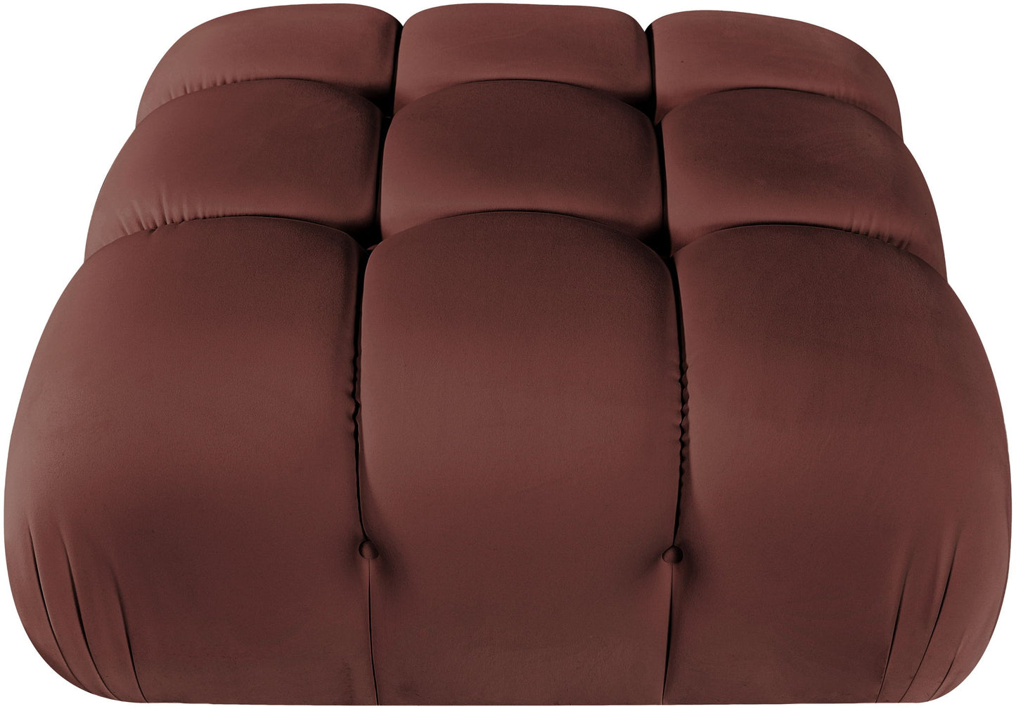 Orin - Velvet Performance Fabric Upholstered Modular Ottoman