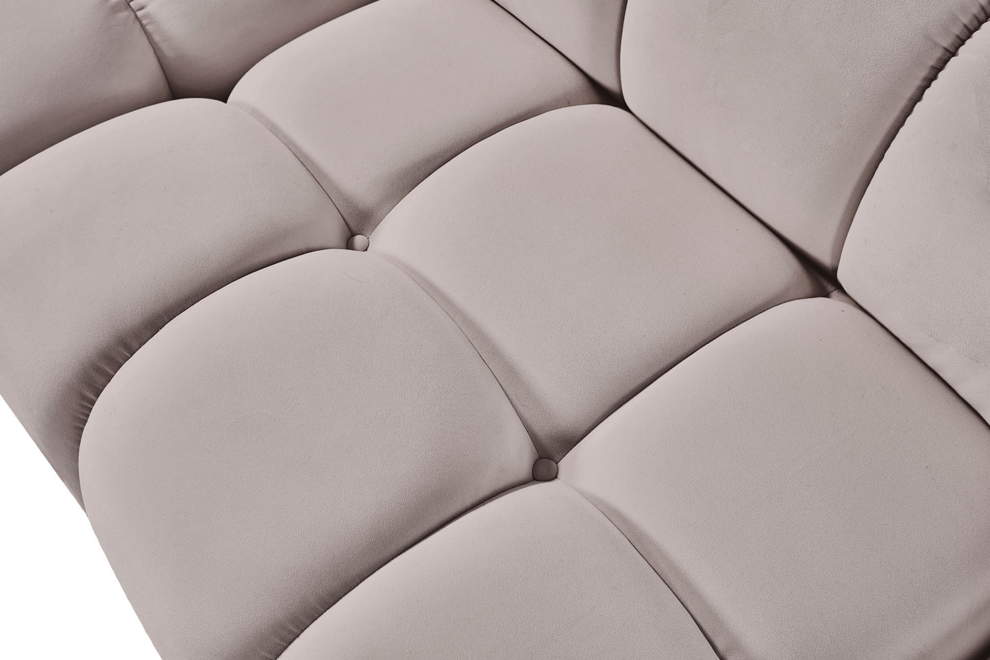 Orin - Velvet Performance Fabric Upholstered 2 Piece Modular Sofa
