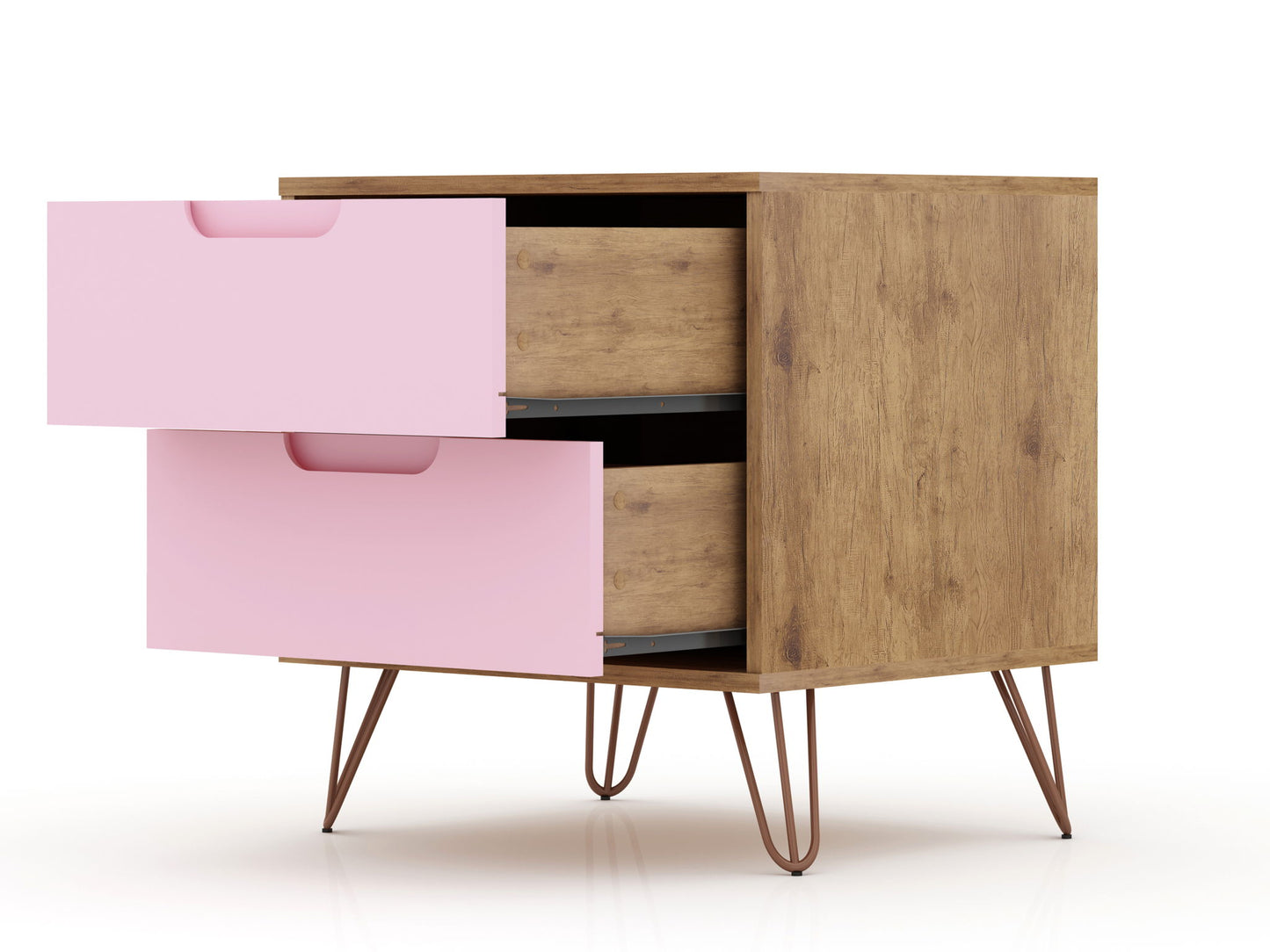 Manhattan Rockefeller - 2-Drawer Nightstand