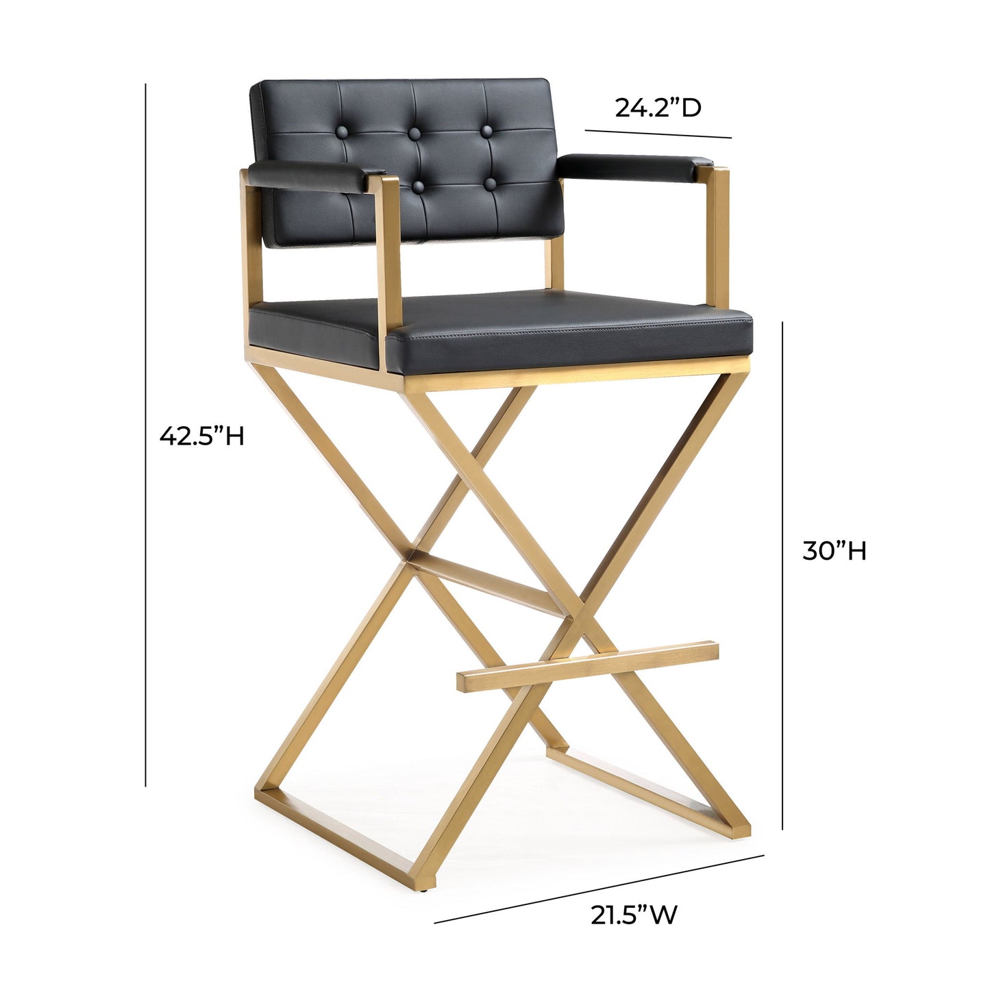 Director - Steel Barstool