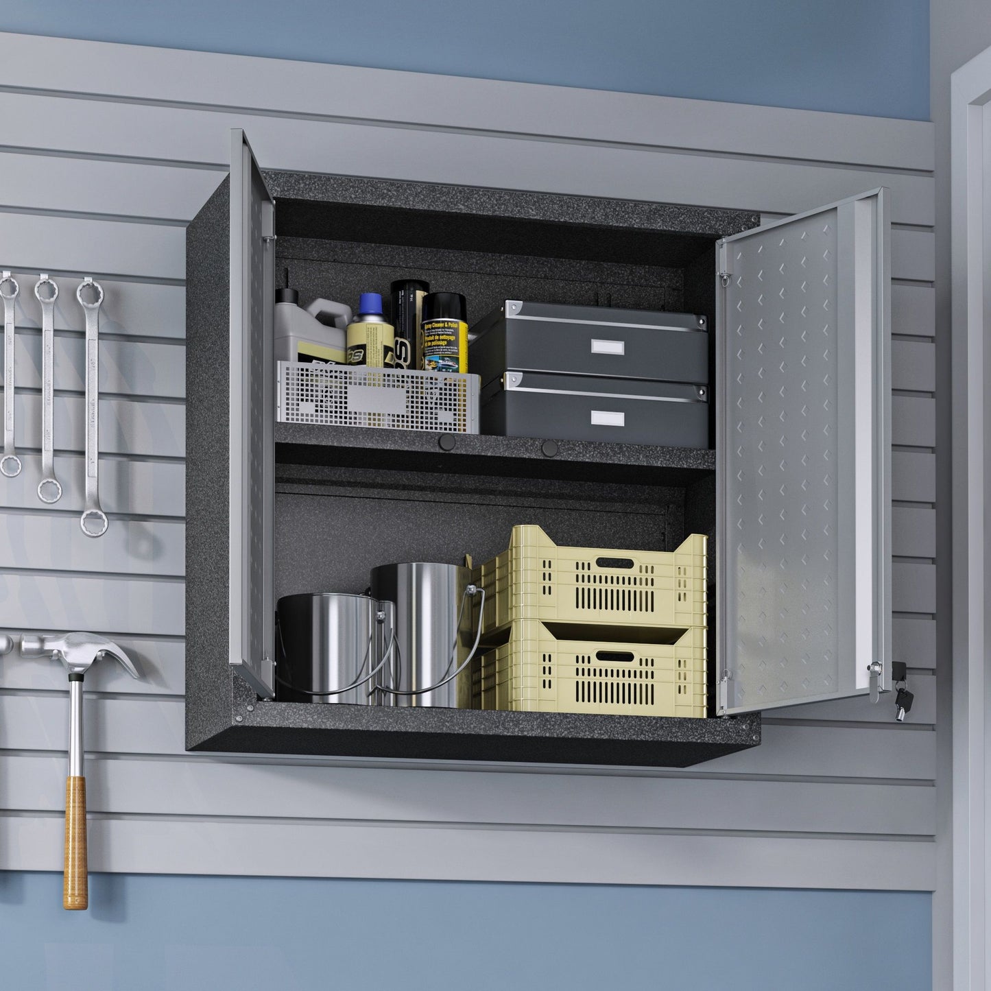 Manhattan Fortress - Floating Garage Cabinet