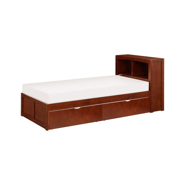 Rowe Twin Bookcase Platform Bed with Storage Boxes