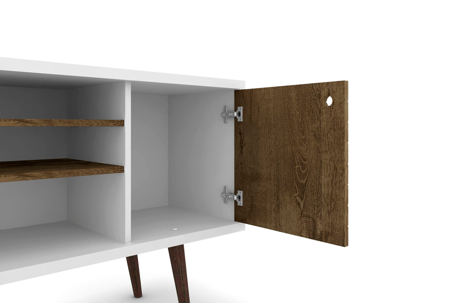 Manhattan Liberty - 53" TV Stand With White Frame
