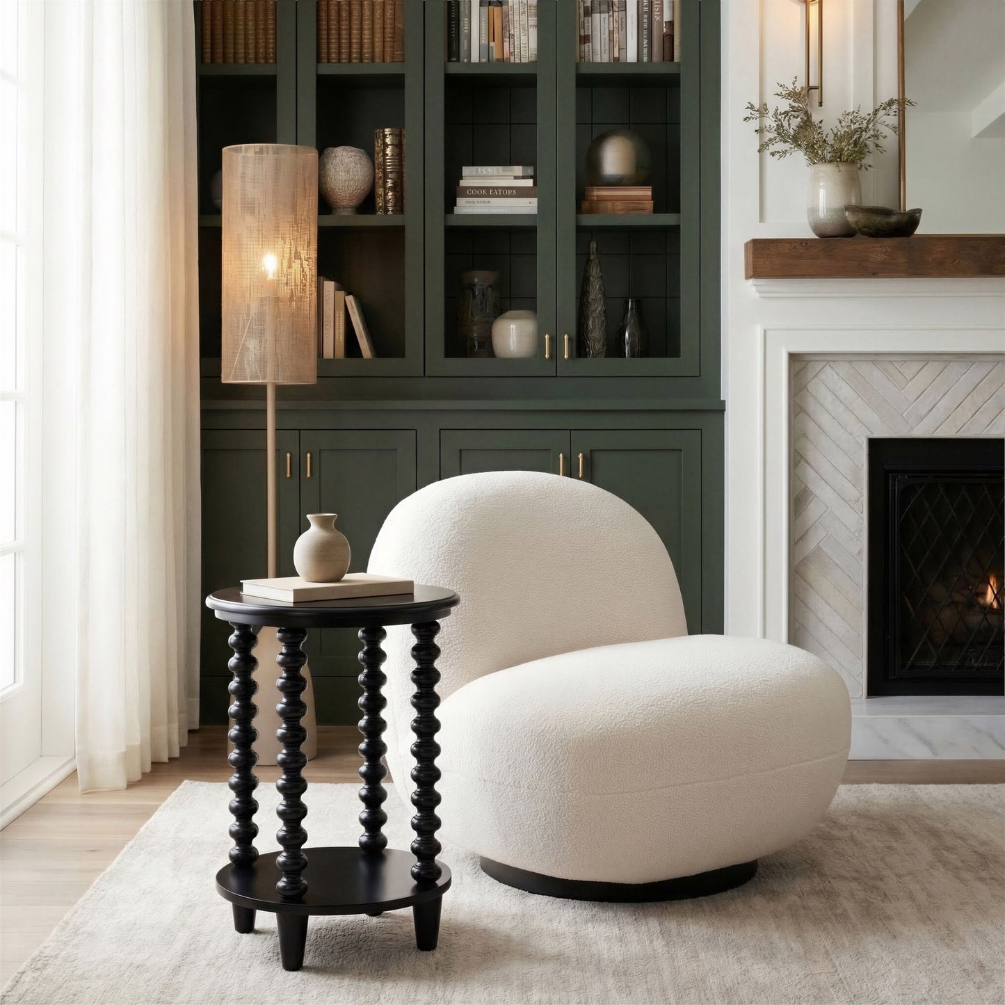 Gocce - Side Table - Black