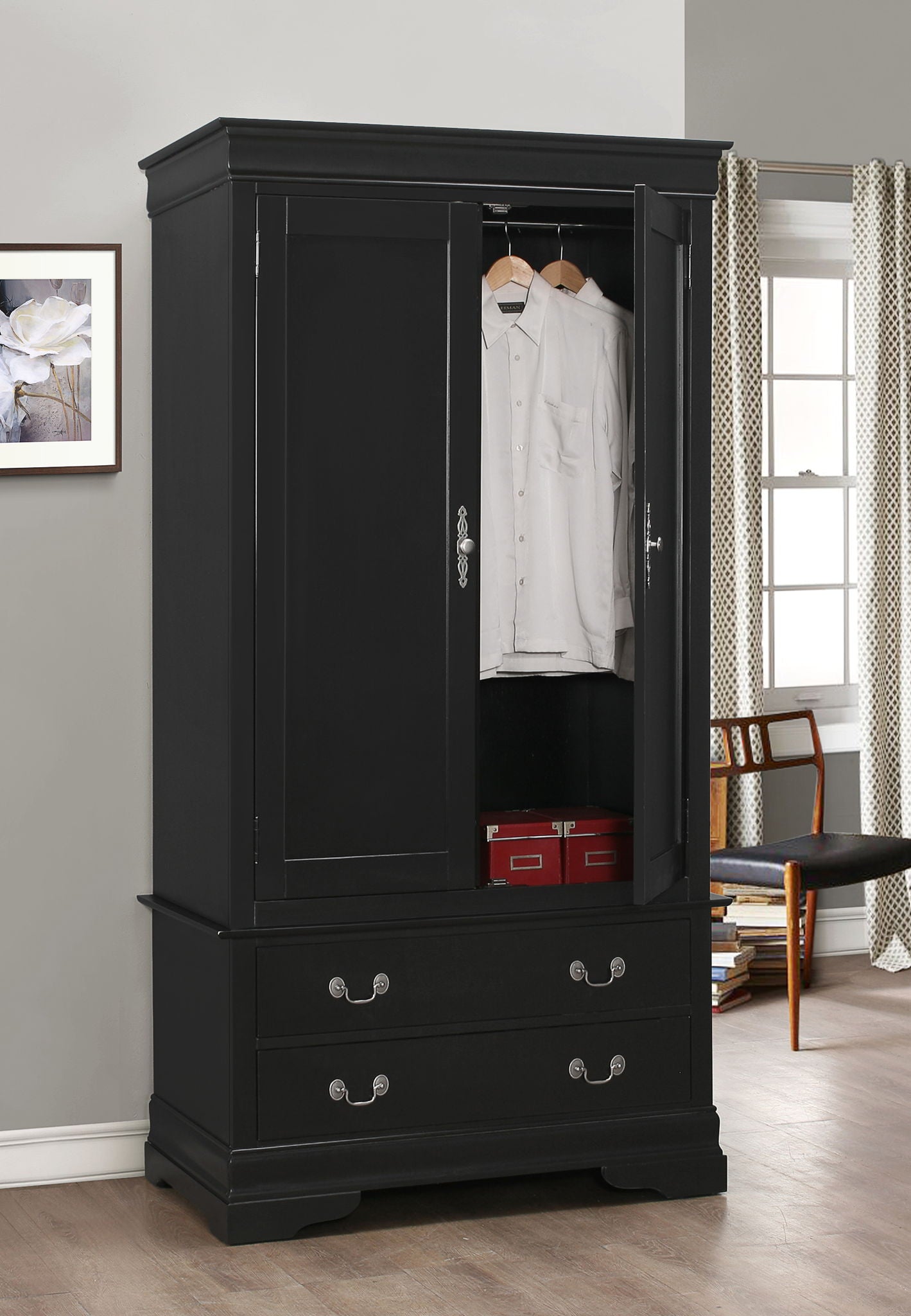 Glory Furniture - Louis Phillipe - Armoire