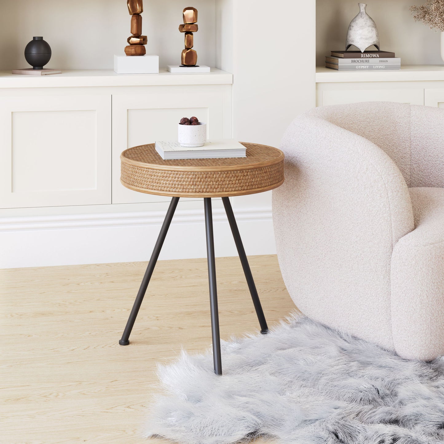 Stuart - Side Table - Natural