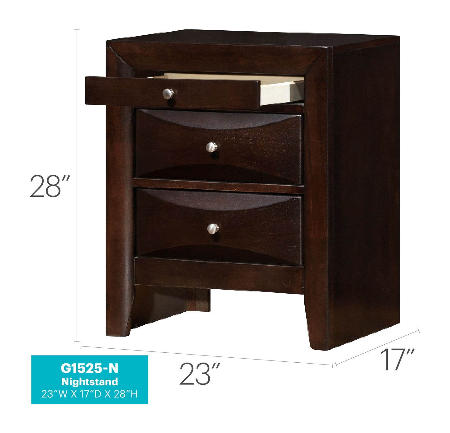 Glory Furniture - Marilla - Nightstand