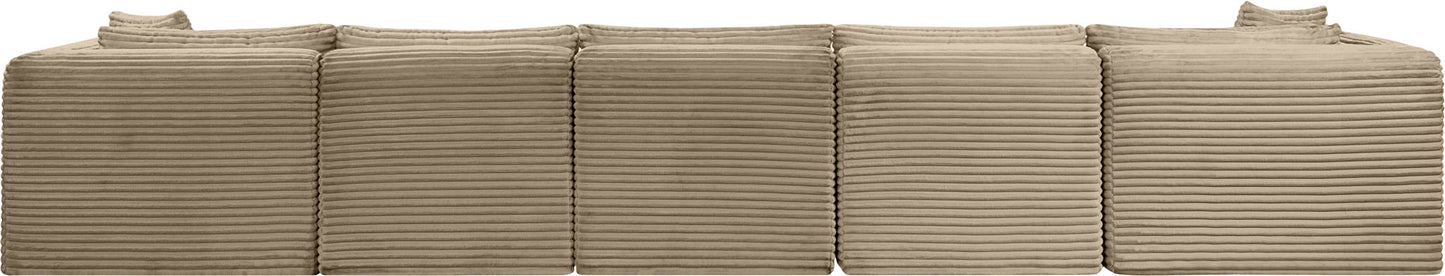 Shaggy - Fabric 7 Piece Modular Sectional With 2 Ottomans
