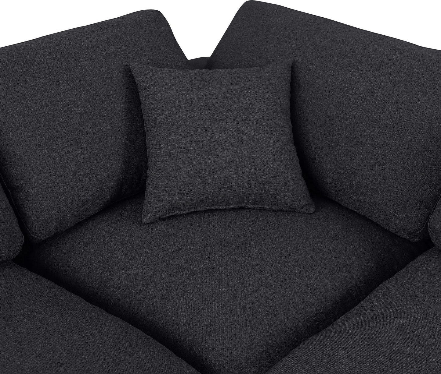 Comfy - 6 Piece Linen Modular Armless Sectional