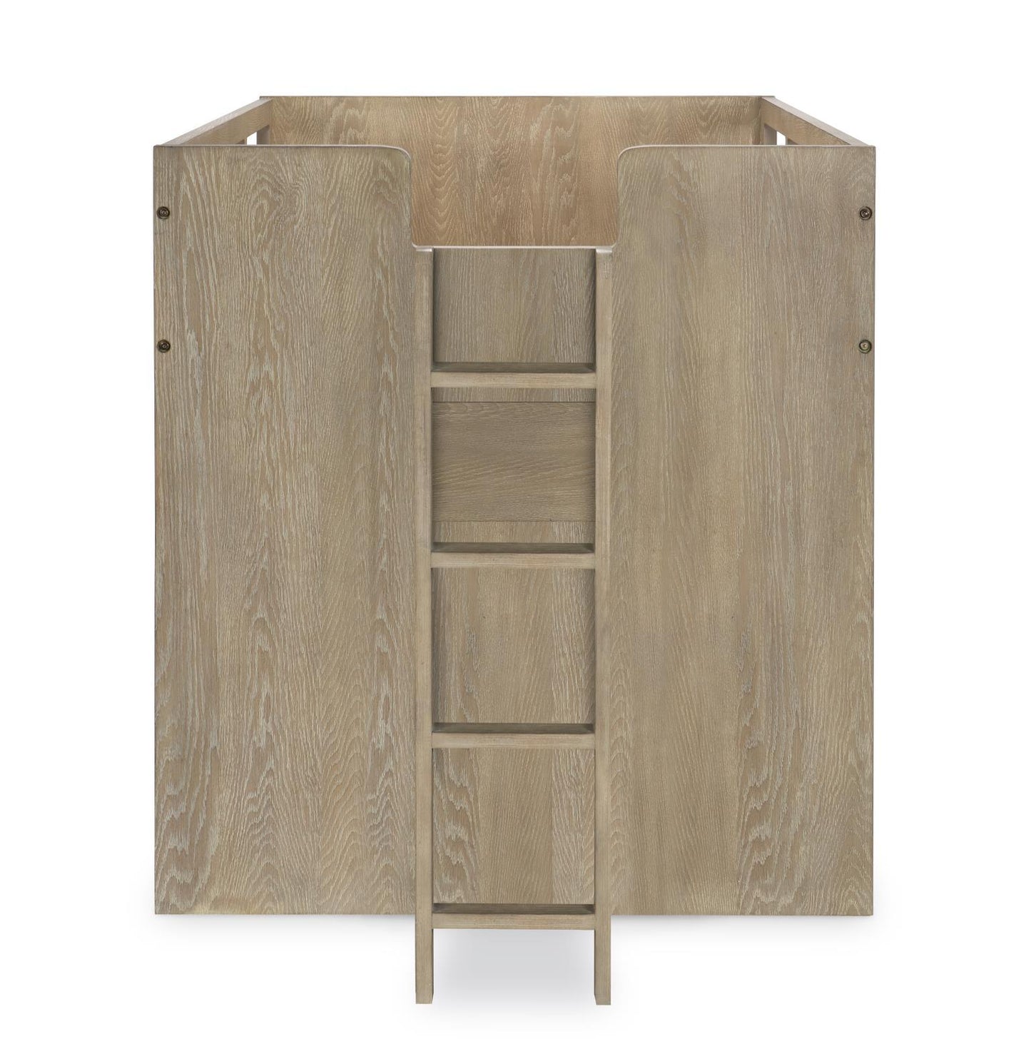 District - Complete Captains Bed - Weathered Oak