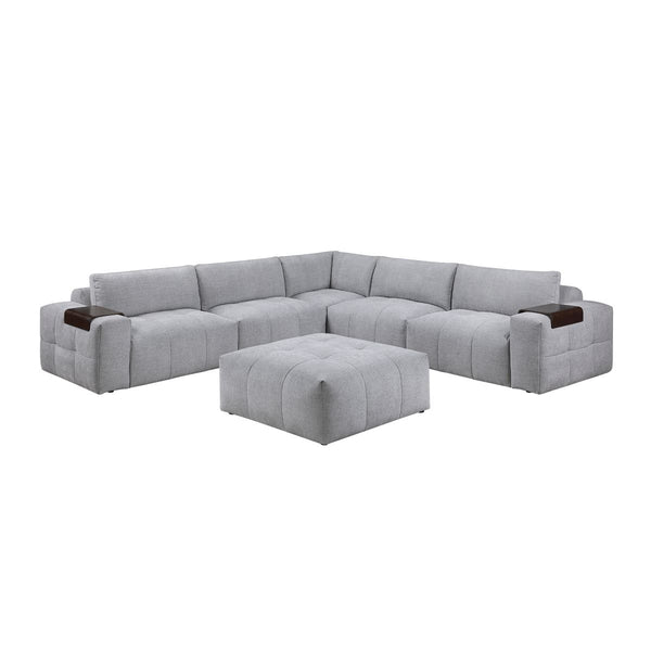 Tidal 6-Piece Modular Sectional with Ottoman
