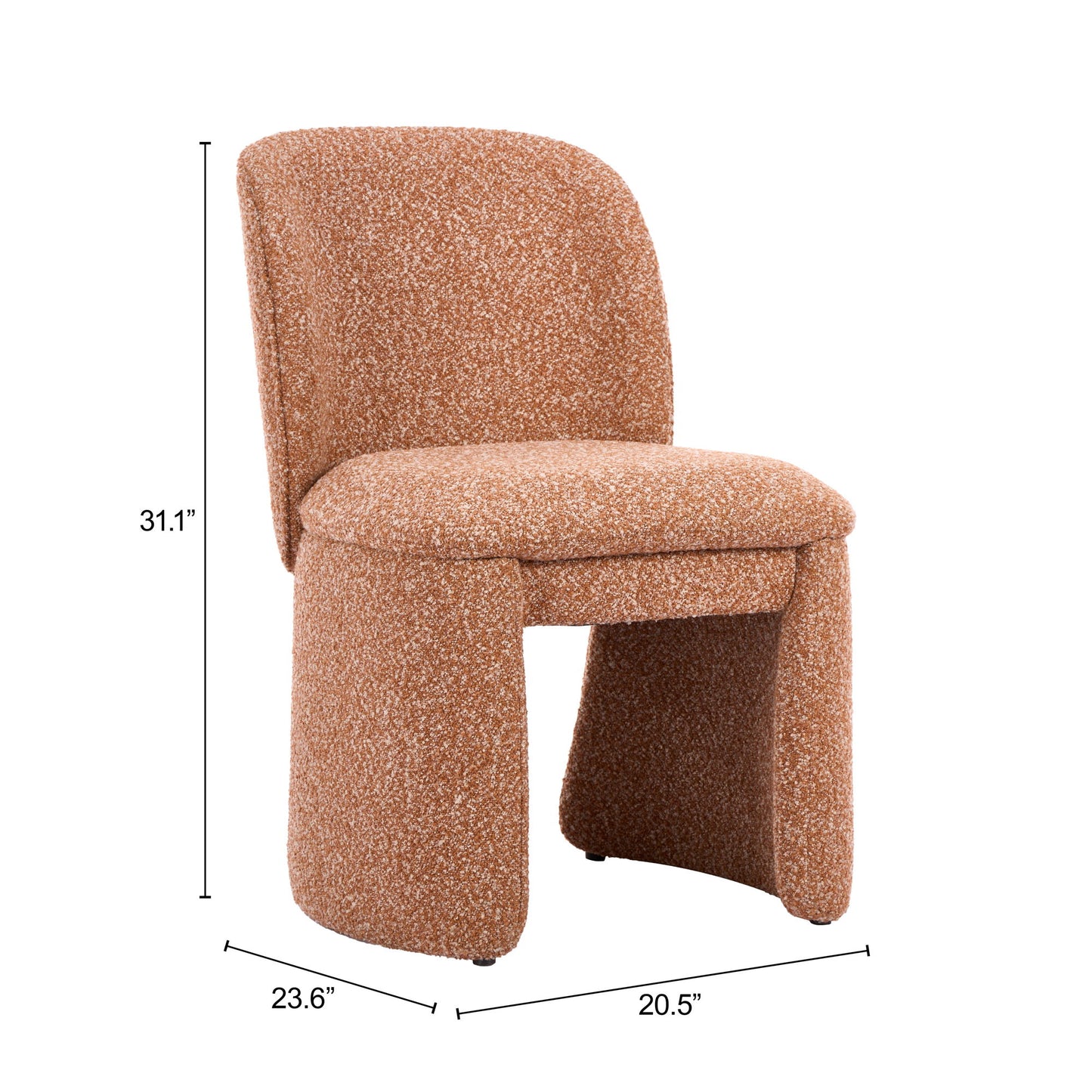 Citrine - Dining Chair (Set of 2) - Biscuit Brown