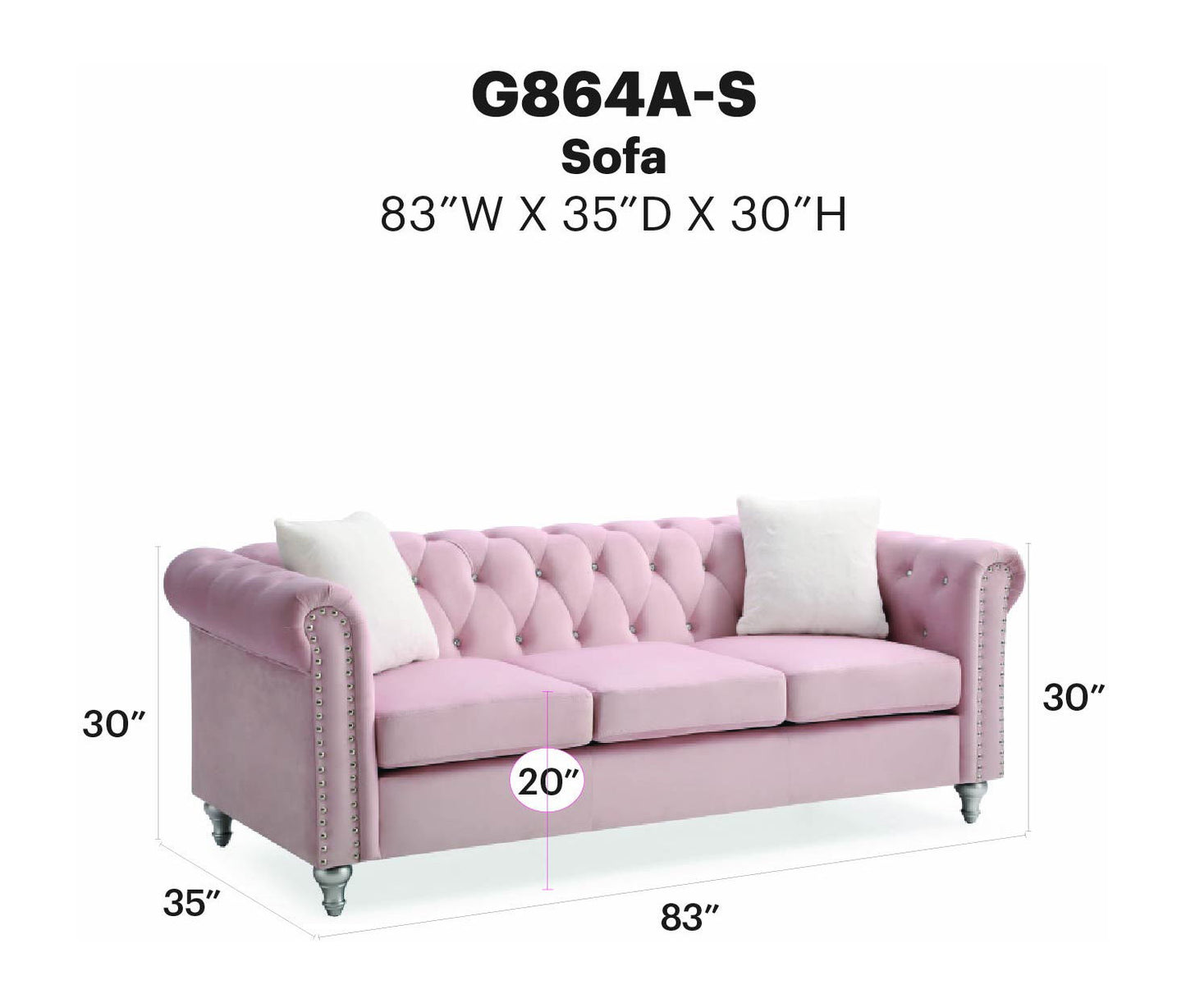 Glory Furniture - Raisa - Sofa