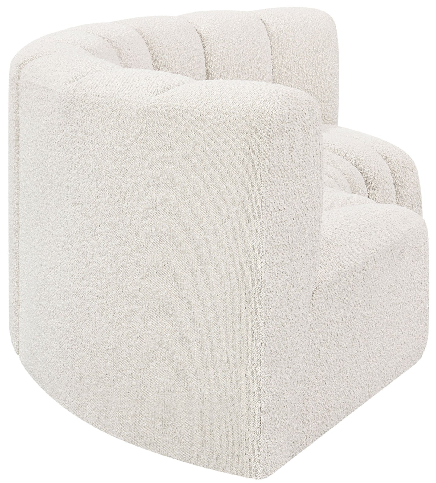 Arc - Boucle Fabric 3 Piece Modular U-Shaped Sofa