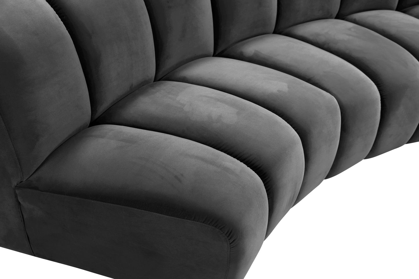 Infinity - 4 Piece Velvet Modular Sectional
