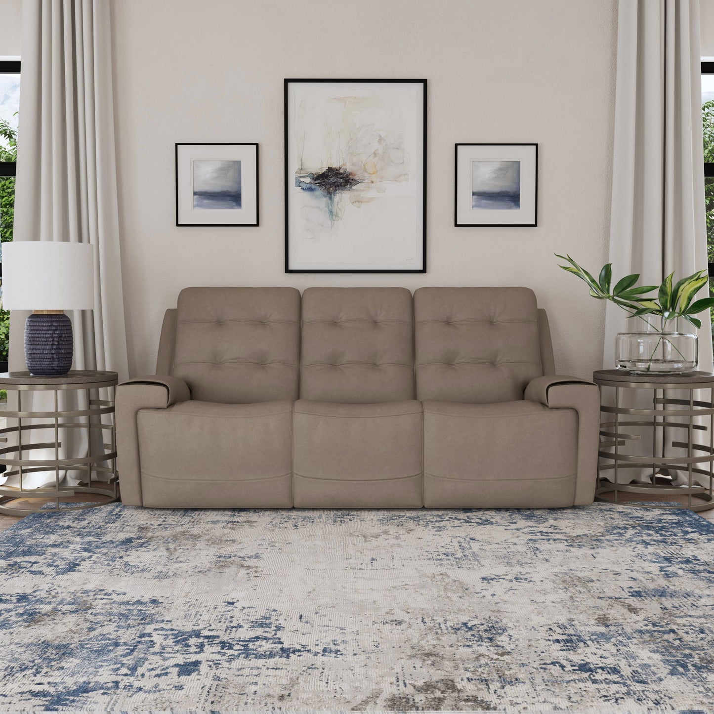 Iris - Power Reclining Sofa With Power Headrests