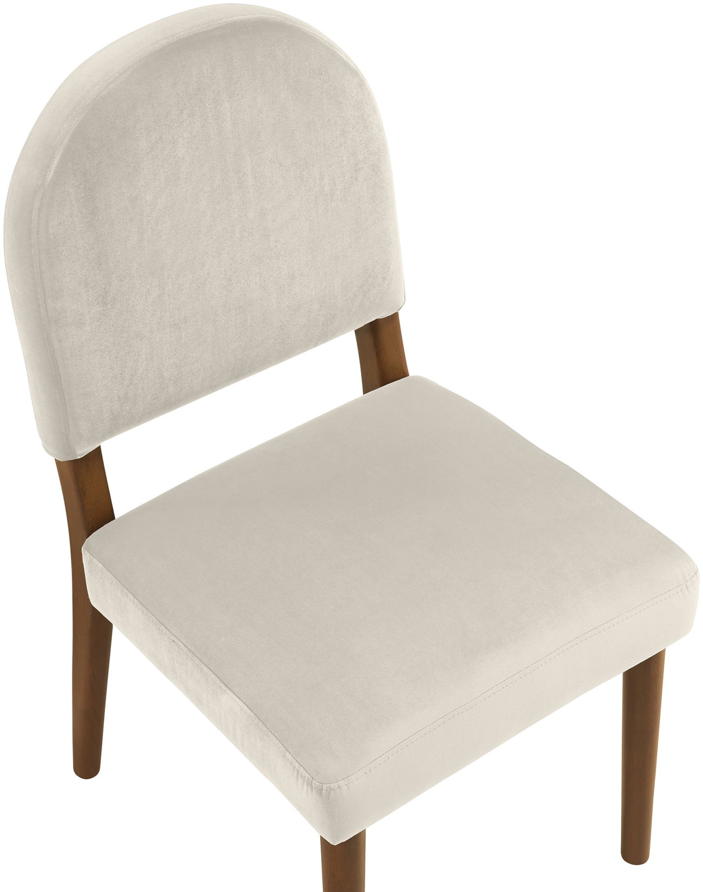 Varinelle - Velvet Dining Chair (Set of 2) - Walnut Frame