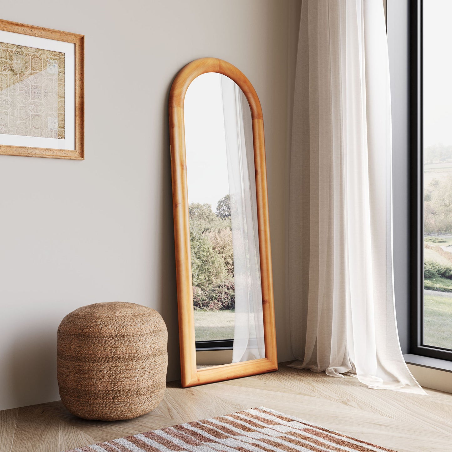 Tur Mirror - Decor Mirror - Natural