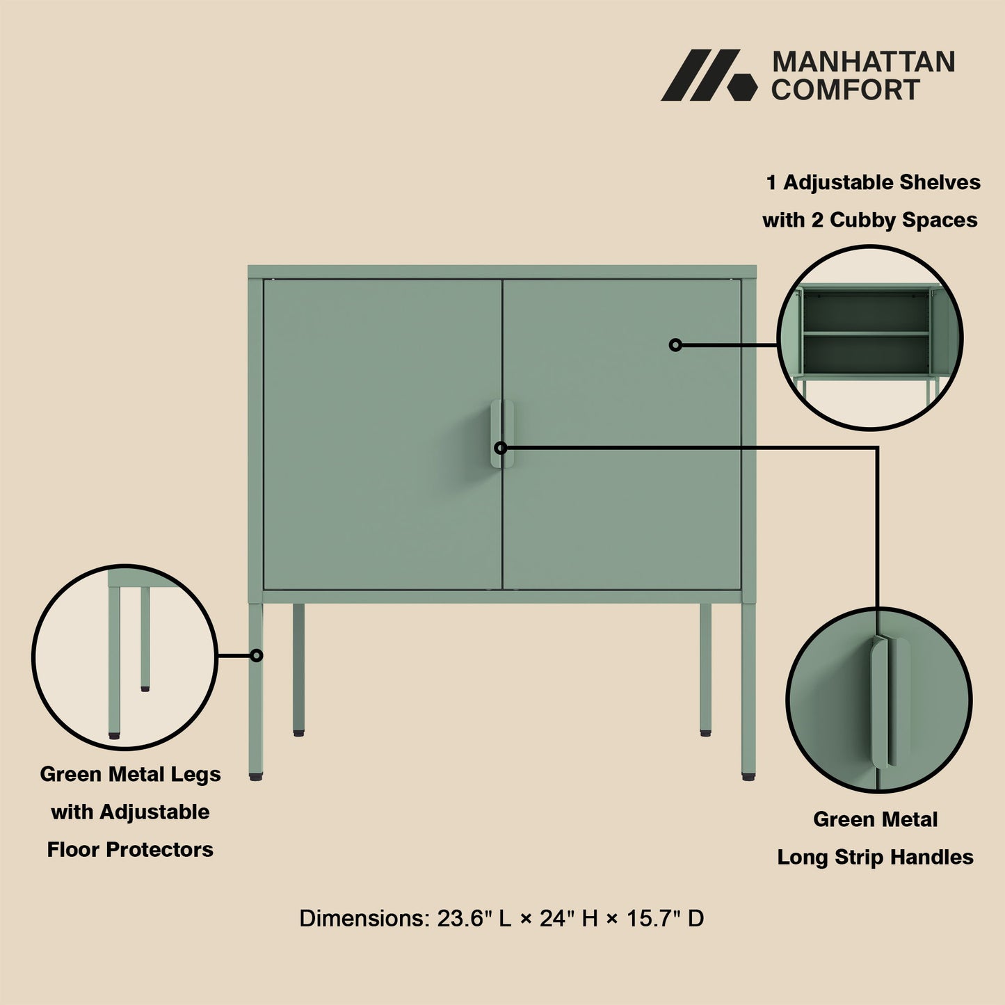 Manhattan Ava - Accent Cabinet