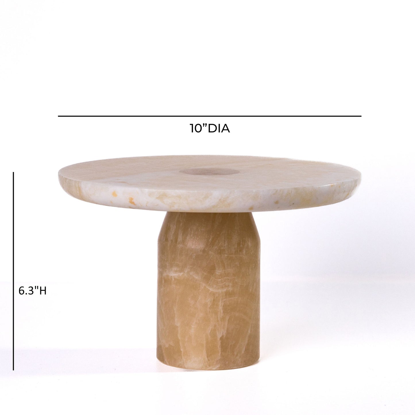 Marble Cakestand - Yellow Onyx