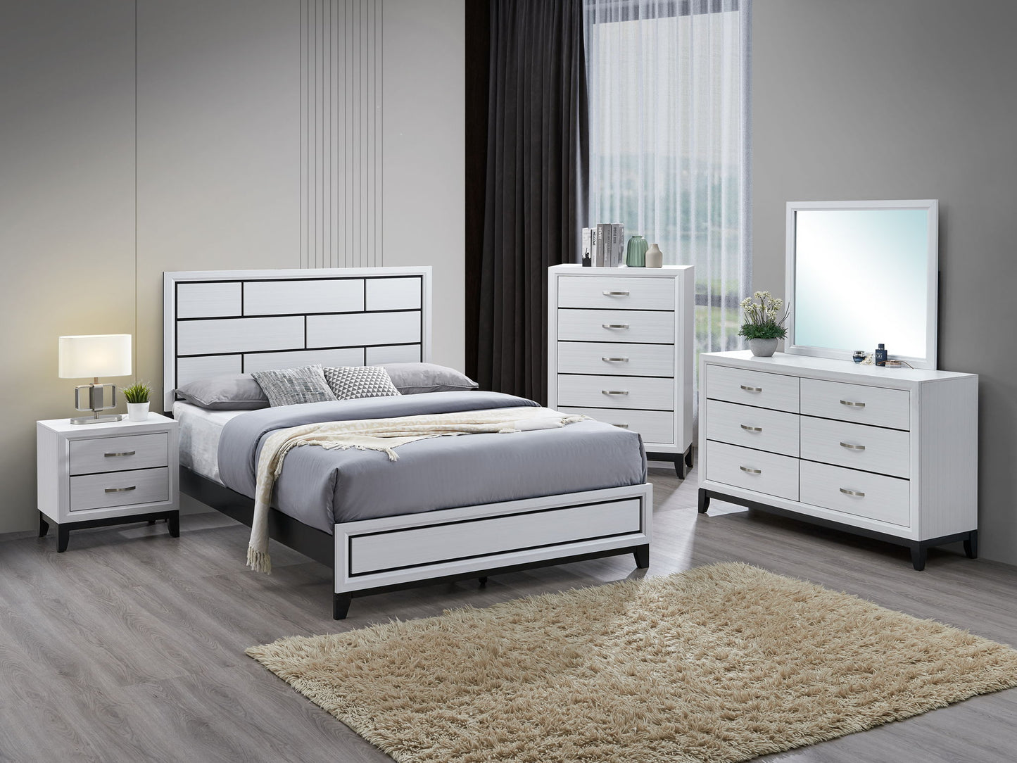 Glory Furniture - Glasgow - Nightstand