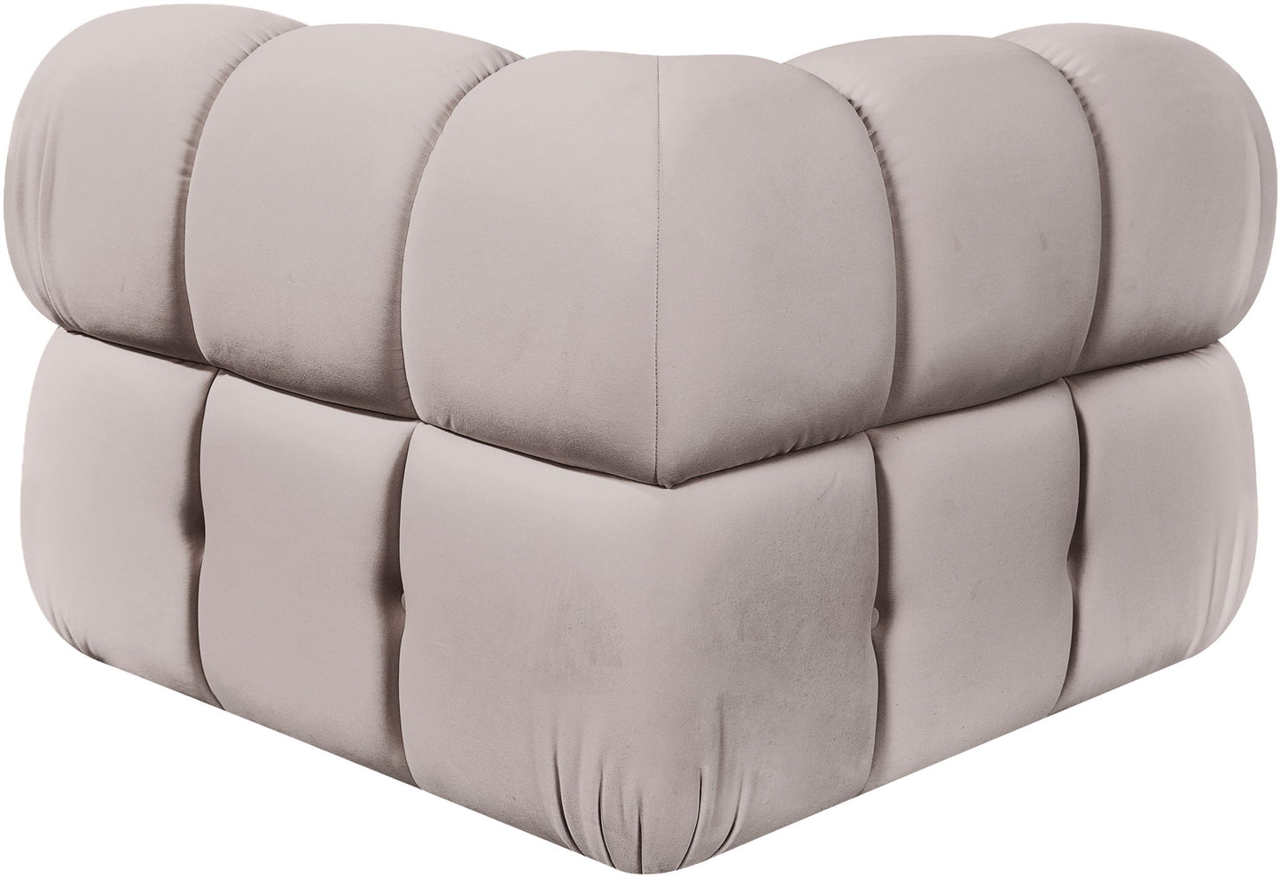 Orin - Velvet Performance Fabric Upholstered Modular Corner Chair